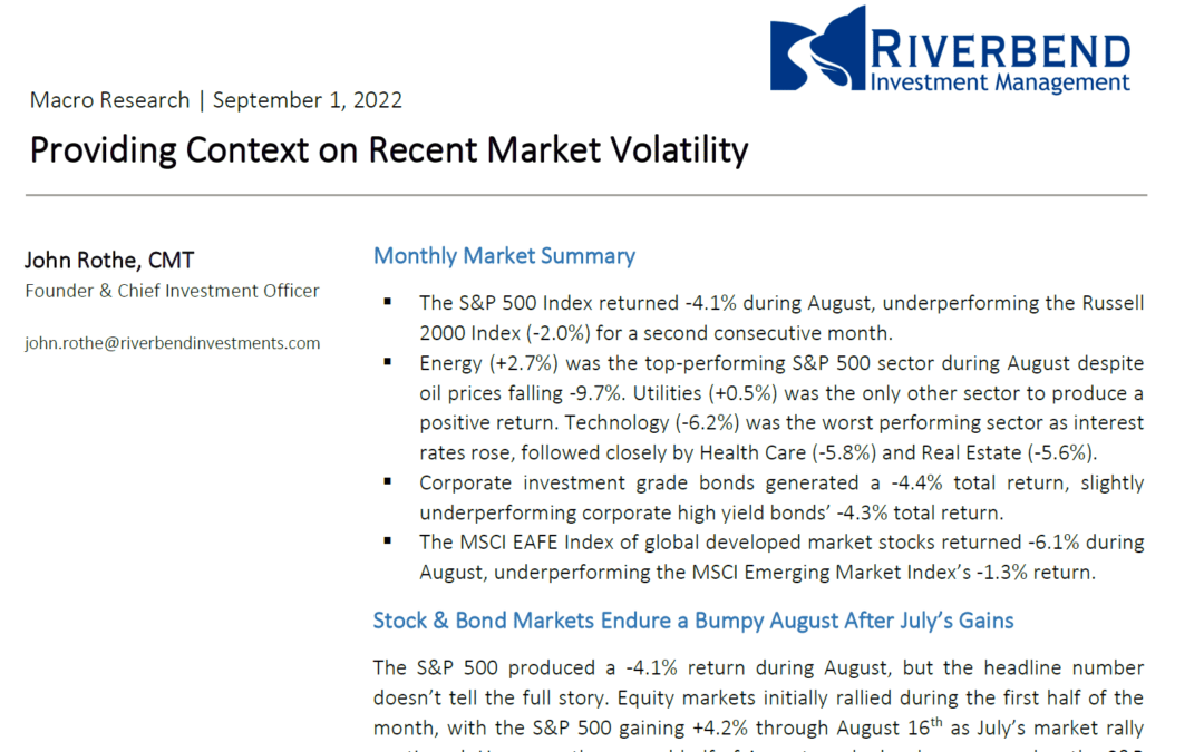 Macro Research: Providing Context on Recent Market Volatility